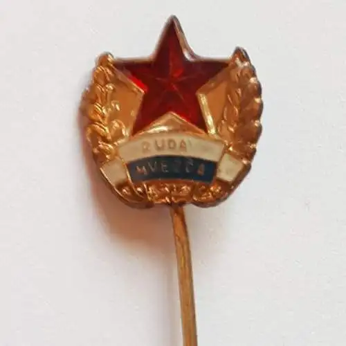 Anstecknadel Tschechoslowakei Roter Stern