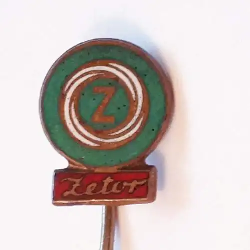 Anstecknadel Tschechoslowakei Zetor Traktorenhersteller Brünn