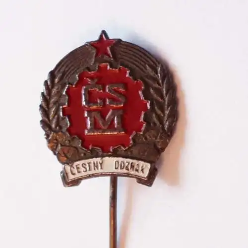 Anstecknadel Tschechoslowakei Jugendverband CSM