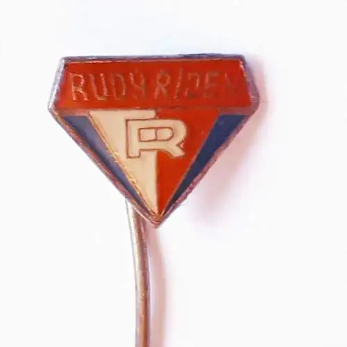 Anstecknadel Tschechoslowakei Reifenhersteller Rudy Rijen Otrokovice