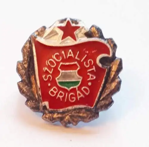Anstecker Ungarn Sozialistische Brigade