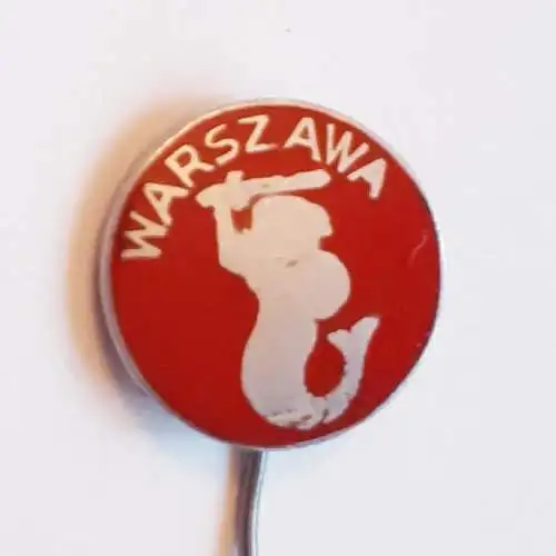 Anstecknadel Polen Stadtwappen Warschau