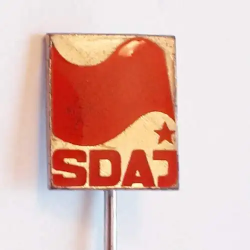 Anstecknadel BRD SDAJ Sozialistische deutsche Arbeiterjugend
