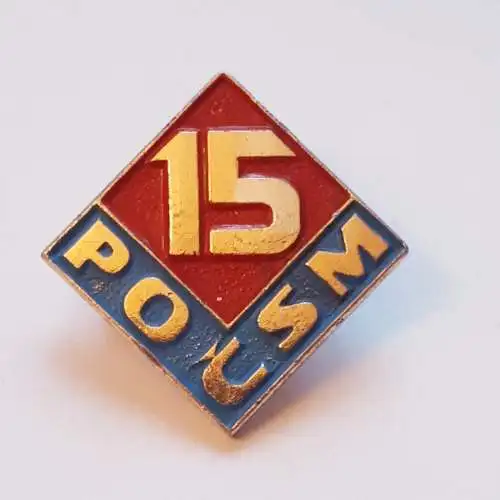 Anstecker Tschechoslowakei Pionierabzeichen 15 Jahre