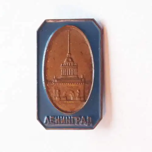 Anstecker Leningrad mit Admiralitätsgebäude