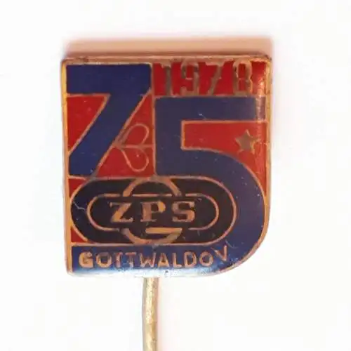 Anstecknadel ZPS Gottwaldov 1978
