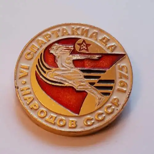 Anstecker VI.Spartakiade der Völker der UDSSR 1975