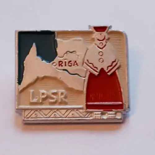Anstecker Riga LPSR Lettische sozialistische Sowjetrepublik