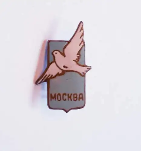 Anstecker UDSSR Moskau Friedenstaube
