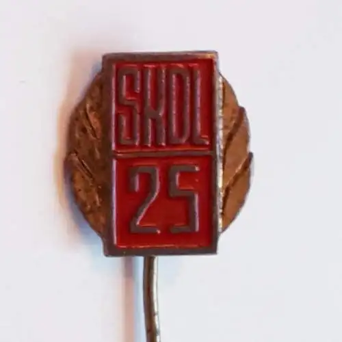 Mitgliedsabzeichen 25 Jahre Demokratische Union des finnischen Volkes