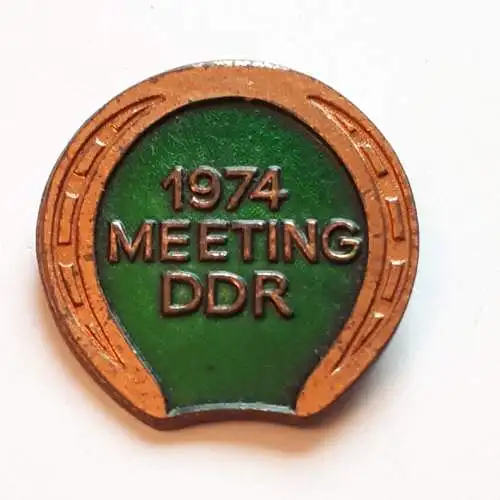 Pin Anstecker DDR DPV Deutscher Pferdesportverband Meeting 1974 