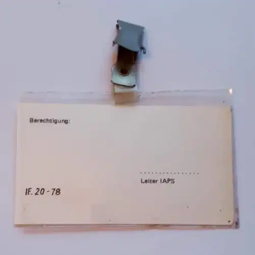 DDR Interflug Ausweis