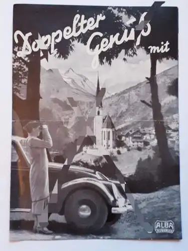 Prospektblatt Doppelter Genuß mit ALBA Augsburg