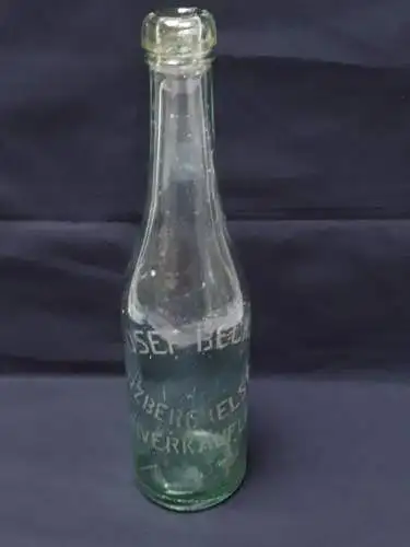 Glasflasche Josef Becker Herzberg (Elster)