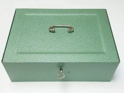 DDR Geldkassette mit Bakeliteinsatz 