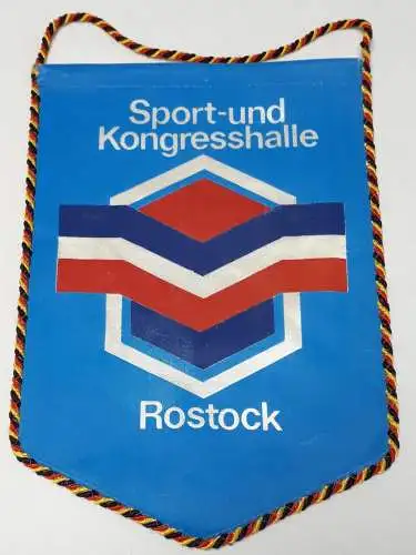 DDR Wimpel Sport- und Kongresshalle Rostock