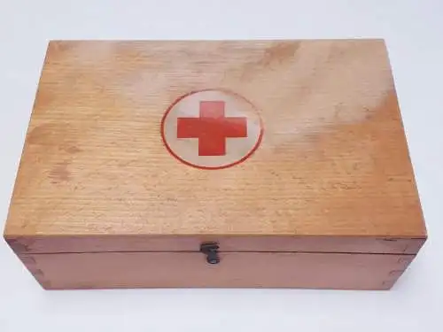 DDR Verbandkasten Holz VEB Ankerwerk Rudolstadt Gr.VII 