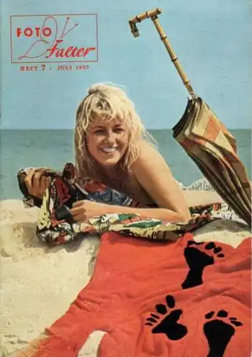 Zeitschrift Foto Falter Heft 7 - Juli 1957
