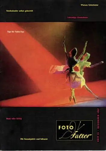 Zeitschrift Foto Falter Heft 12 - Dezember 1957