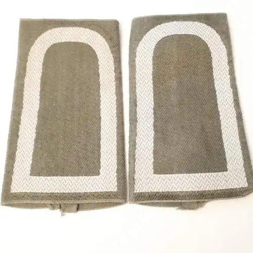 Bundeswehr Rangschlaufen weiß auf oliv Stabsunteroffizier