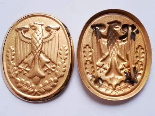 Bundeswehr Metallauflage für Schützenschnur in Gold 