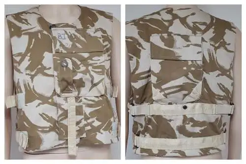 Britische Cover Combat Weste Desert Größe 190/108