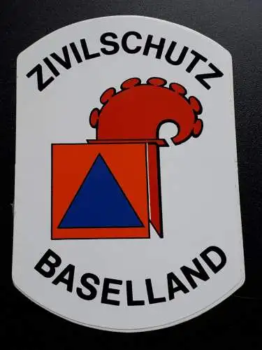 Schweiz Aufkleber Zivilschutz Baselland