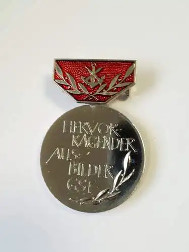DDR GST Gesellschaft für Sport und Technik Medaille Ausbilder der GST in Silber