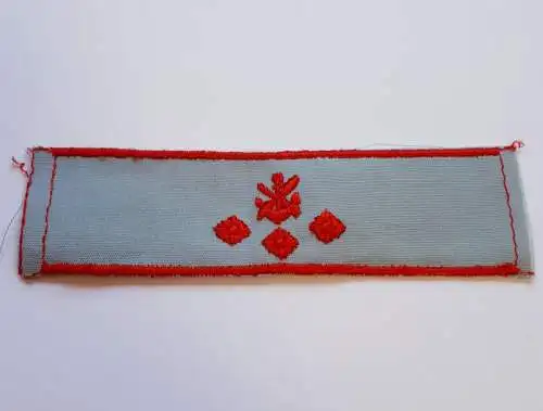 DDR GST Gesellschaft für Sport und Technik Rangschlaufe der Sektionsebene Stellvertreter des  Vorsitzenden grau