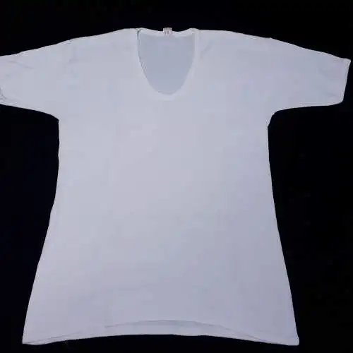 DDR NVA Unterhemd Kurzarm weißcreme Größe 6