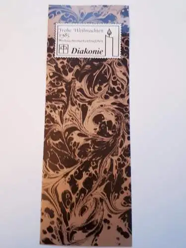 Deutsche Bundespost Berlin Weihnachten Diakonie Markenheftchen 1985