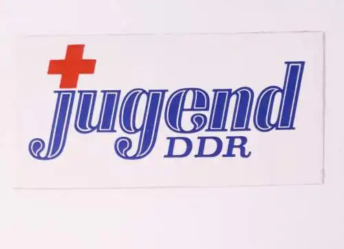 DDR DRK Deutsches Rotes Kreuz Aufkleber 1