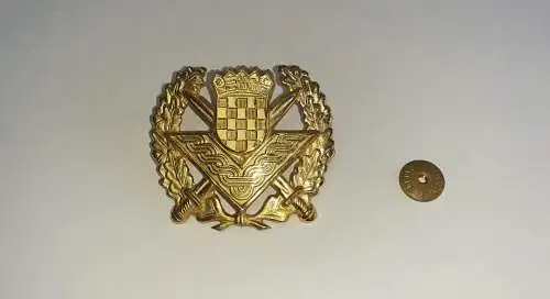 Kroatien Armee Militär Kokarde für Schirmmütze Offizier