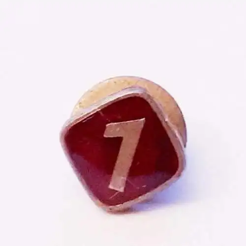 DDR NVA Verleihungszahl 1 für Bestenabzeichen