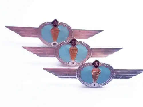 DDR NVA Klassifizierungsabzeichen Fallschirmdienst Repro Stufe III