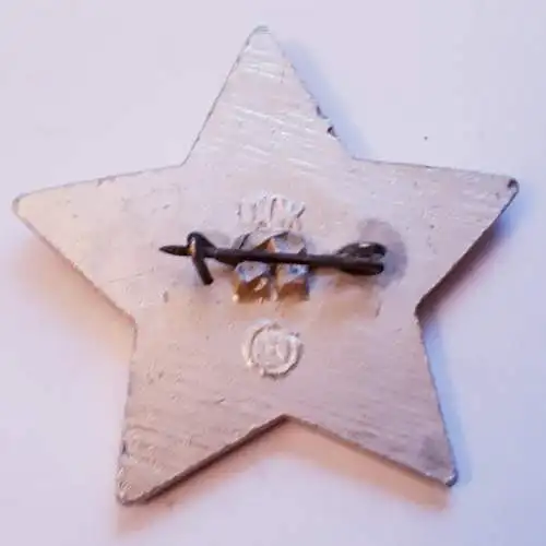 UDSSR Abzeichen Pin Roter Stern mit Portrait