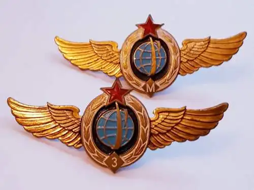 Sowjetunion UDSSR Qualifikationabzeichen Raumfahrttruppe Meister