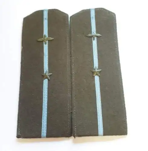 UDSSR Sowjetunion Schulterklappen Luftwaffe Unterleutnant 