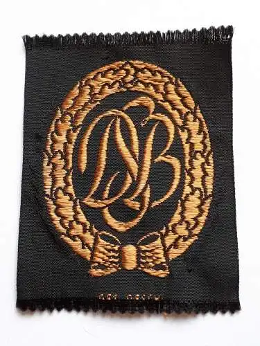 DSB Deutscher Sportbund Abzeichen Stoff in Bronze