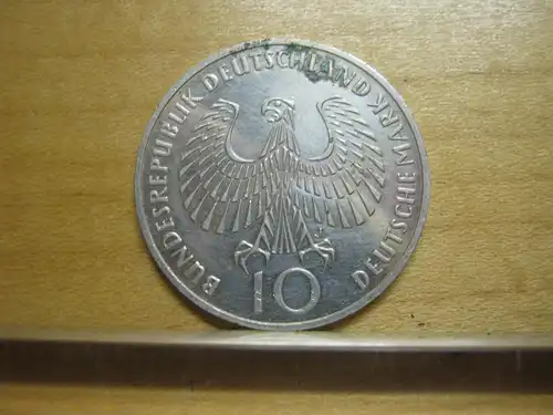 10 DM Silbermünze 1972 J - 5. Motiv der Olympiamünze (Olmpia 1972)
