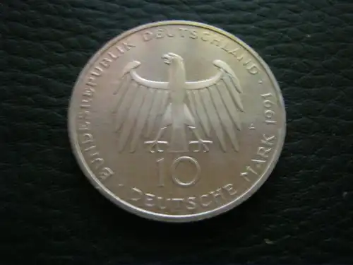 10 DM Silbermünze 1991 - 200 Jahre Brandenburger Tor 