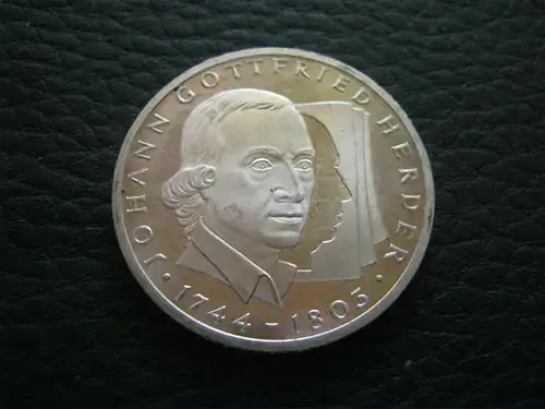 10 DM Silbermünze 1994 - 250. Geburtstag von Johann Gottfried Herder 