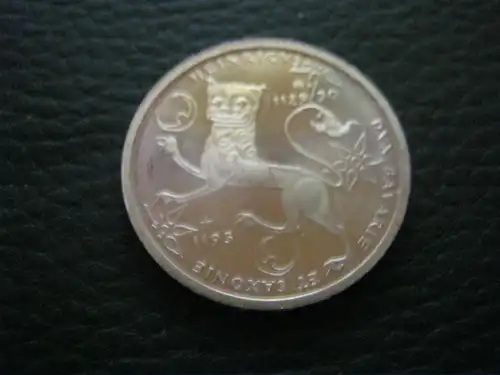 10 DM Silbermünze 1995 - 800. Todestag Heinrichs des Löwen 