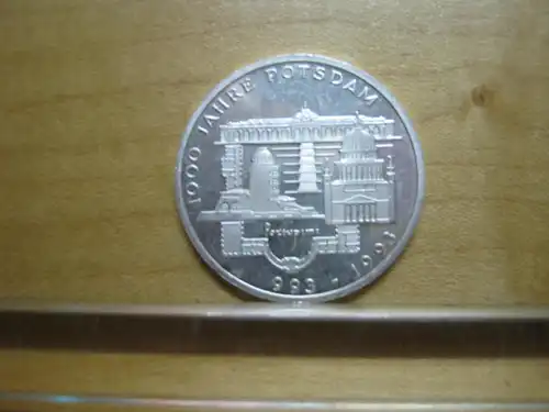 10 DM Silbermünze 1993 - 1000 Jahre Potsdam