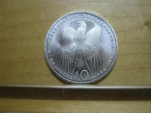 10 DM Silbermünze 1994 - 150. Geburtstag von Robert Koch