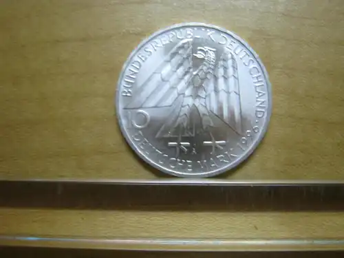 10 DM Silbermünze 1996 - 150 Jahre Kolpingwerk / Das Lebenswerk von Adolph Kolping
