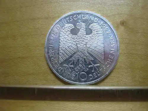 10 DM Silbermünze 1997 - 220. Geburtstag von Heinrich Heine