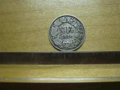 1/2 Franken 1920 Schweiz - Silber