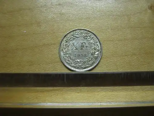 1/2 Franken 1958 Schweiz - Silber