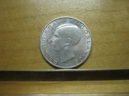 Jugoslawien - 20 Dinara 1938 Petar II - Silber